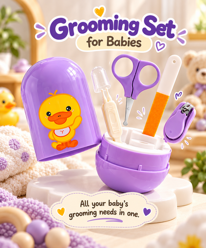 🐥 Little Duckling Baby Grooming Set