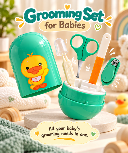 🐥 Little Duckling Baby Grooming Set