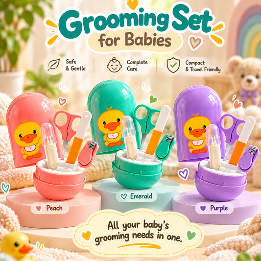🐥 Little Duckling Baby Grooming Set