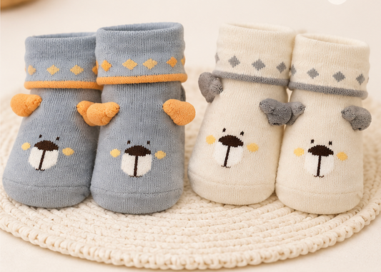 Teddy Twirls – Bear Cuddle Socks | Pack of 2 Pairs
