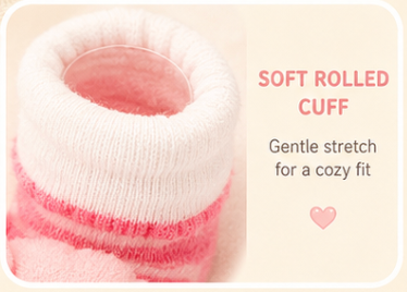 Little Animal Hugs Socks | Set of 2 Socks | Cloud and Rainbow
