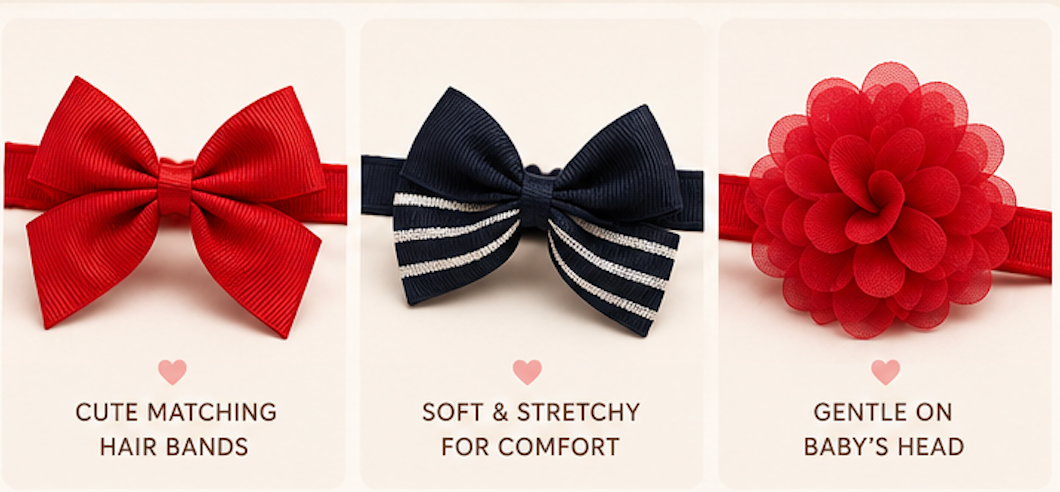 Little Luxe Duo - Baby Socks & Hairband Set