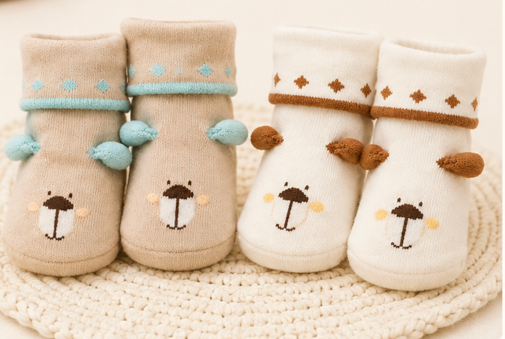 Teddy Twirls – Bear Cuddle Socks | Pack of 2 Pairs