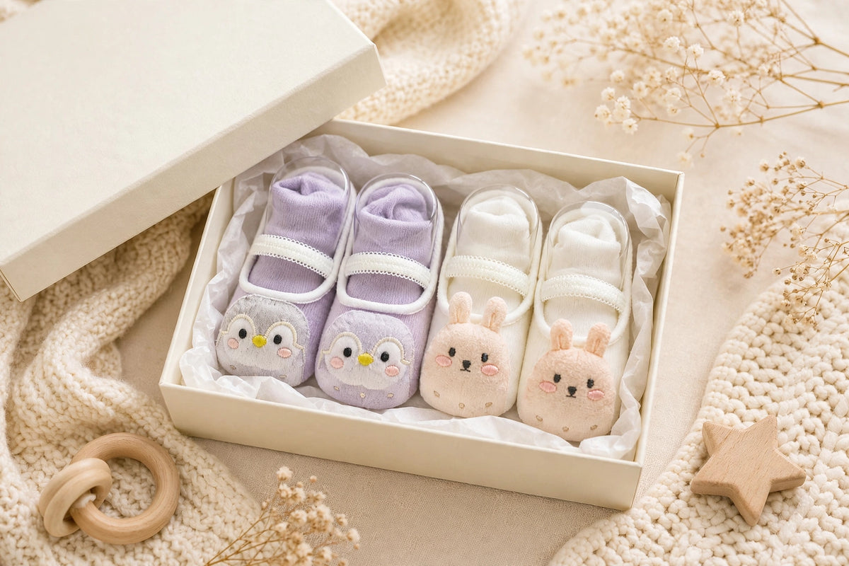 Plush Comfort Sock Shoes - Pair of 2